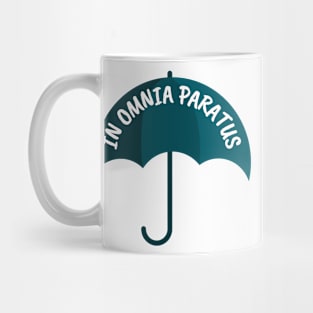 In Omnia Paratus II - Umbrella - White - Gilmore Mug